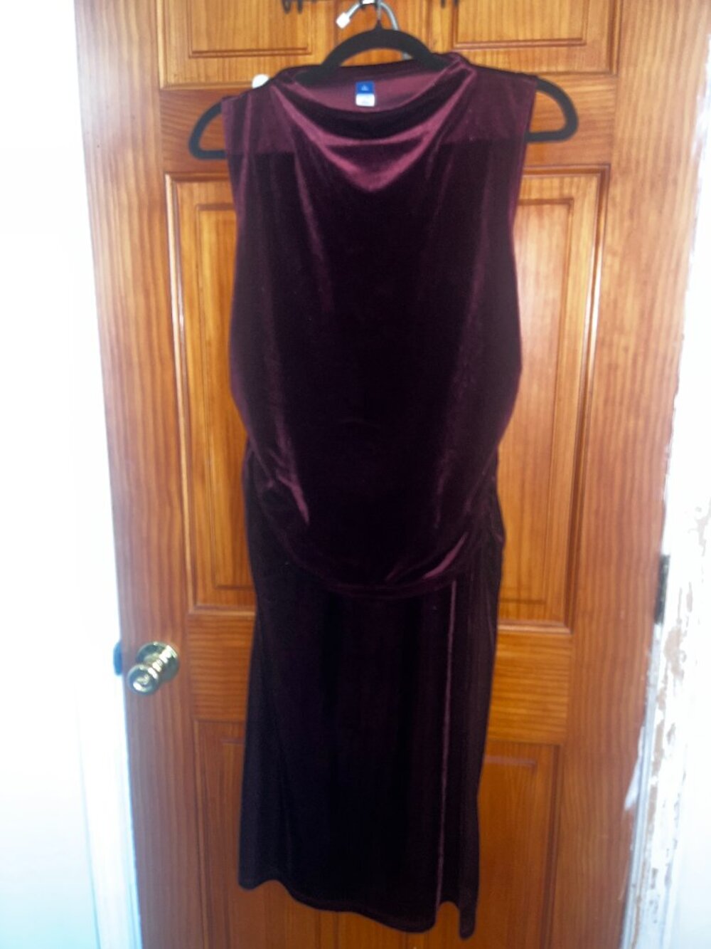 Velvet Sleeveless Mock Neck Tank and Midi Skirt co-ord